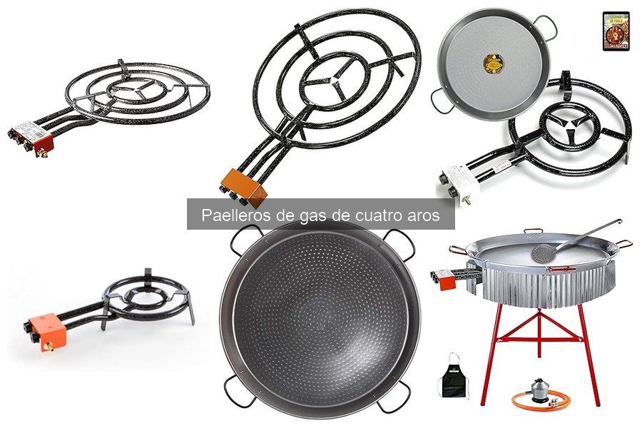 Consumo de gas en paelleros de cuatro aros: Guía completa