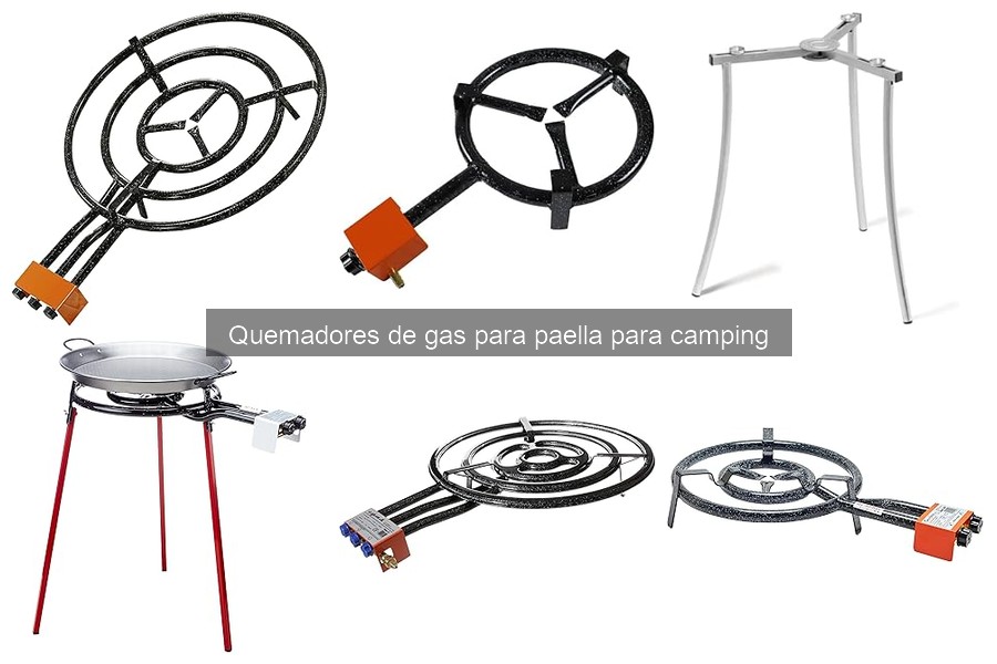 ¿Cuánto cuesta un quemador de gas para paella en camping?