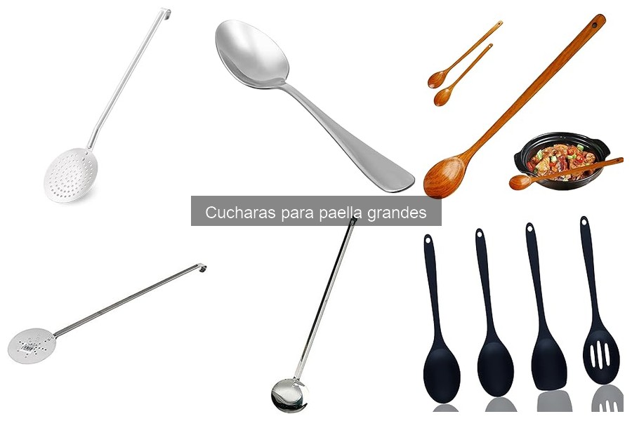 ¿Cuánto cuesta una cuchara para paella grande?