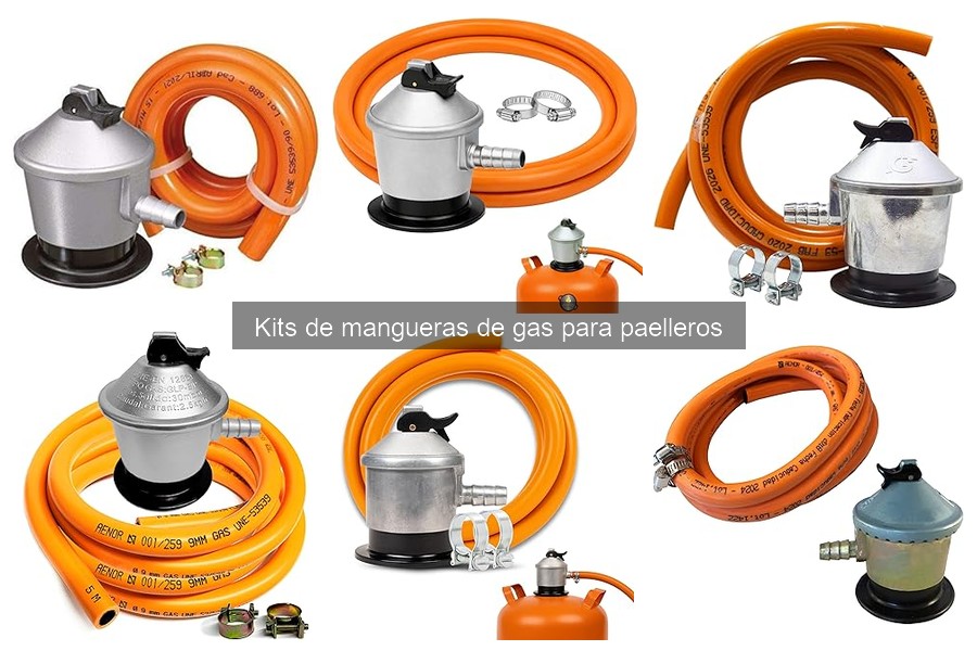 ¿Cuánto dura un kit de mangueras de gas para paelleros?