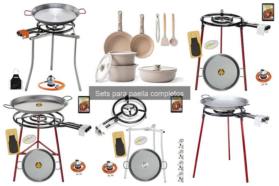 ¿Cuánto gastar en un set completo para paella?