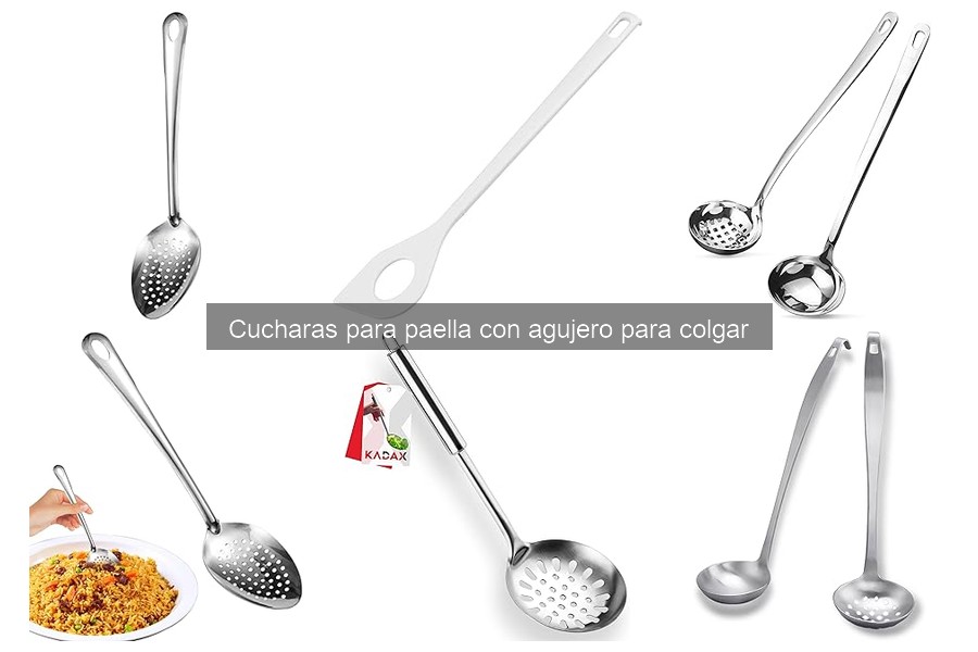 Cucharas para paella con agujero: ¿Son seguras para usar?