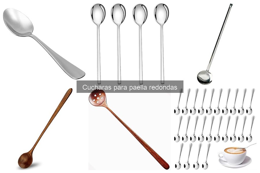 Cucharas para paella redondas: Precios y dónde comprarlas