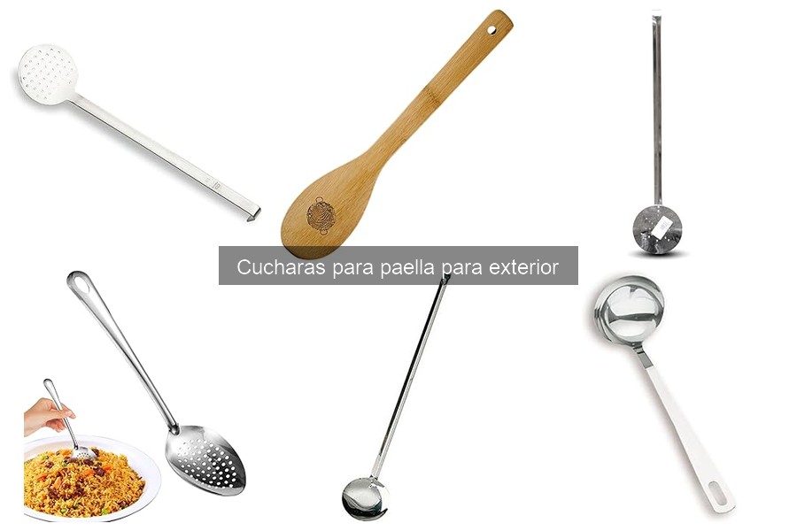 Cucharas para Paella: Selección para Cocción en Exteriores