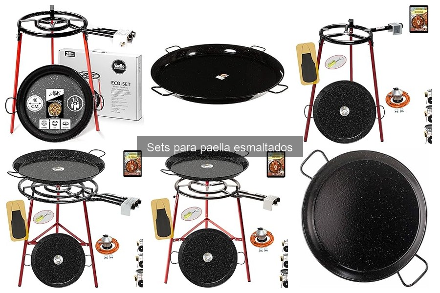 Cuidados para evitar daños en sets para paella esmaltados