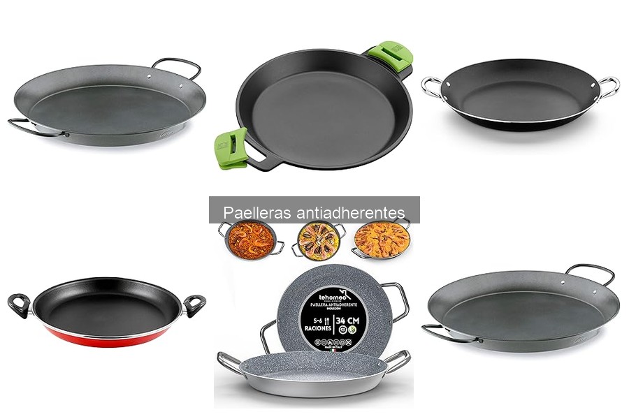 Descubre recetas deliciosas en paelleras antiadherentes