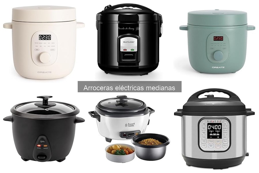 Diferencias entre arroceras eléctricas medianas y tradicionales