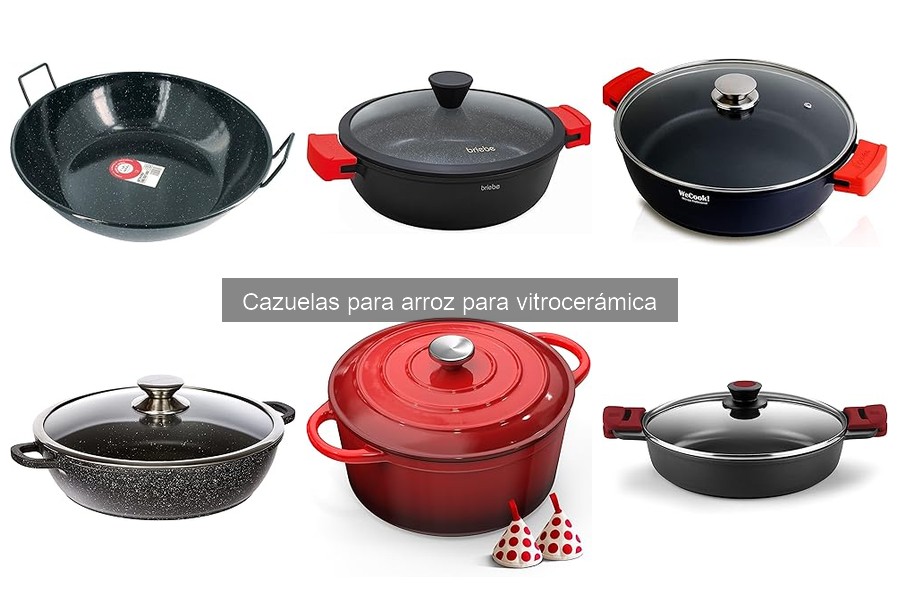 Diferencias entre cazuelas para arroz y convencionales
