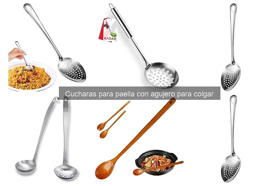 Diferencias entre cucharas para paella y cucharones tradicionales