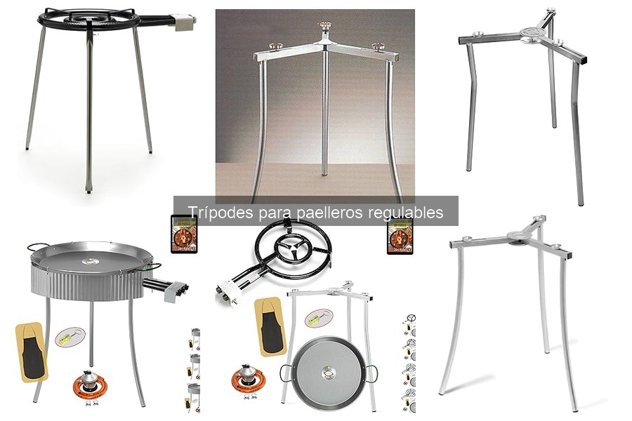 Diferencias entre trípodes para paelleros y trípodes estándar