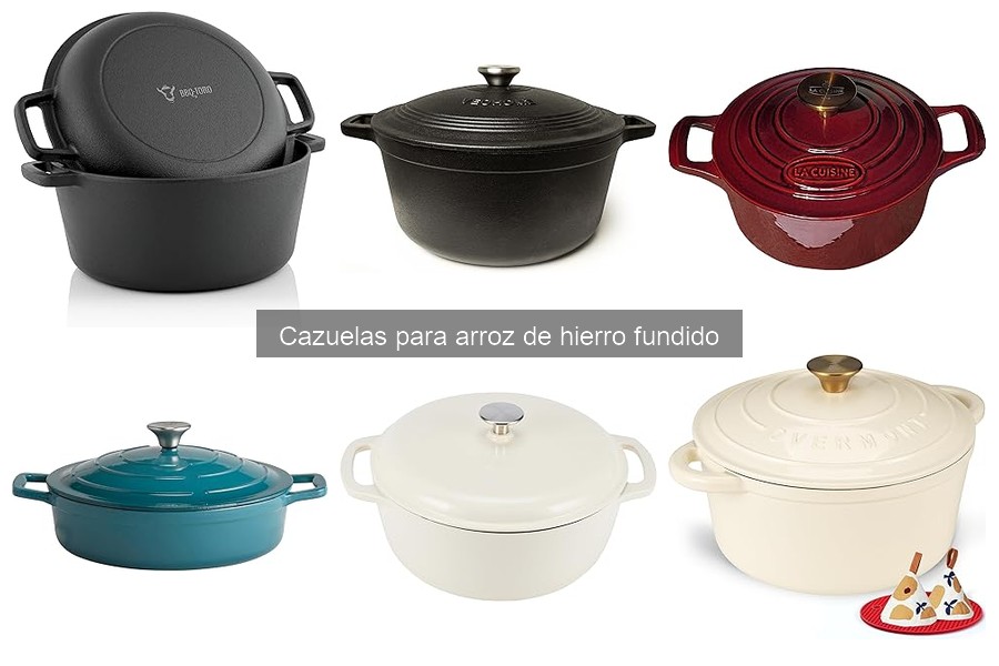 Dónde comprar cazuelas de hierro fundido para arroz