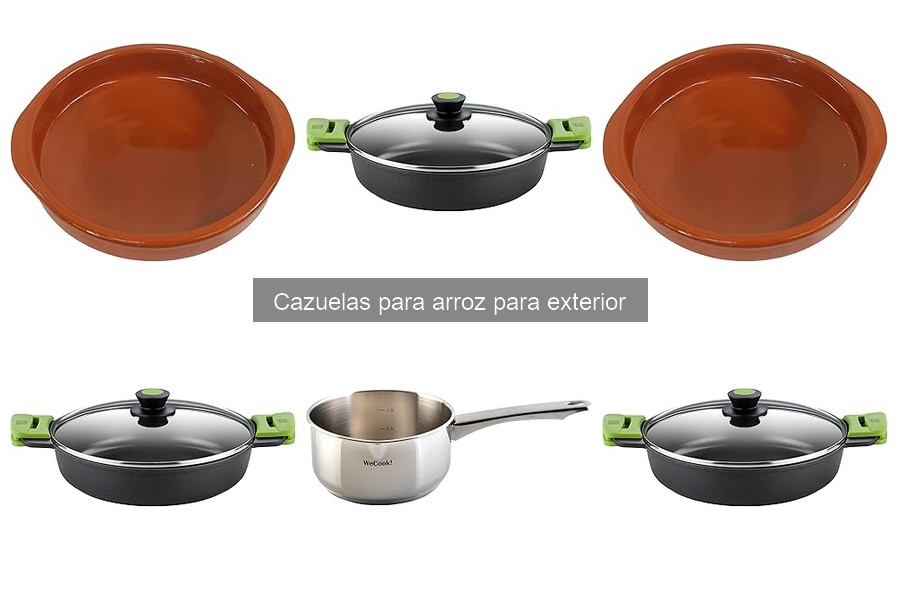 Dónde comprar cazuelas para arroz para exterior: mejores opciones