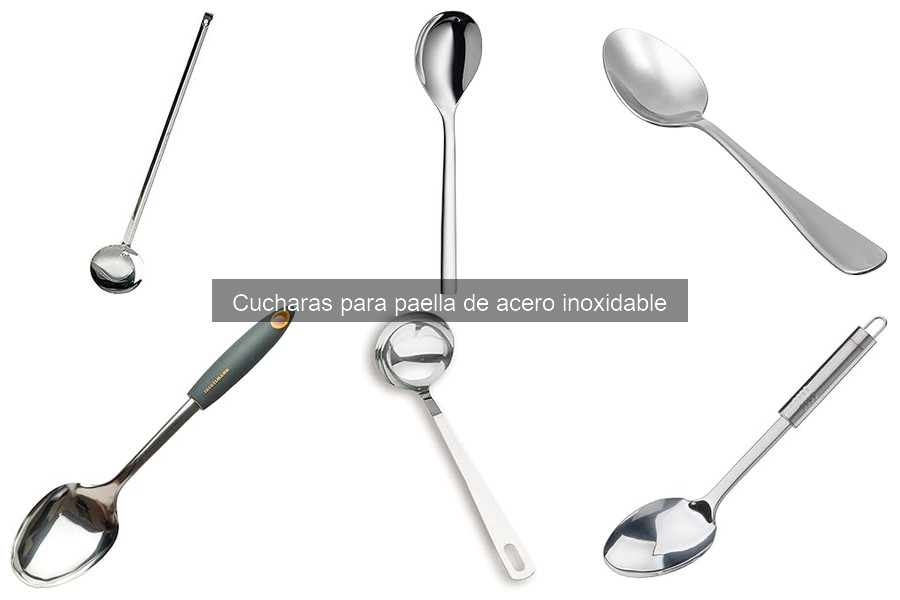 Dónde comprar cucharas de acero inoxidable para paella