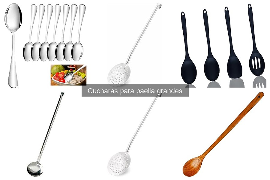 Dónde comprar cucharas para paella grandes a buen precio