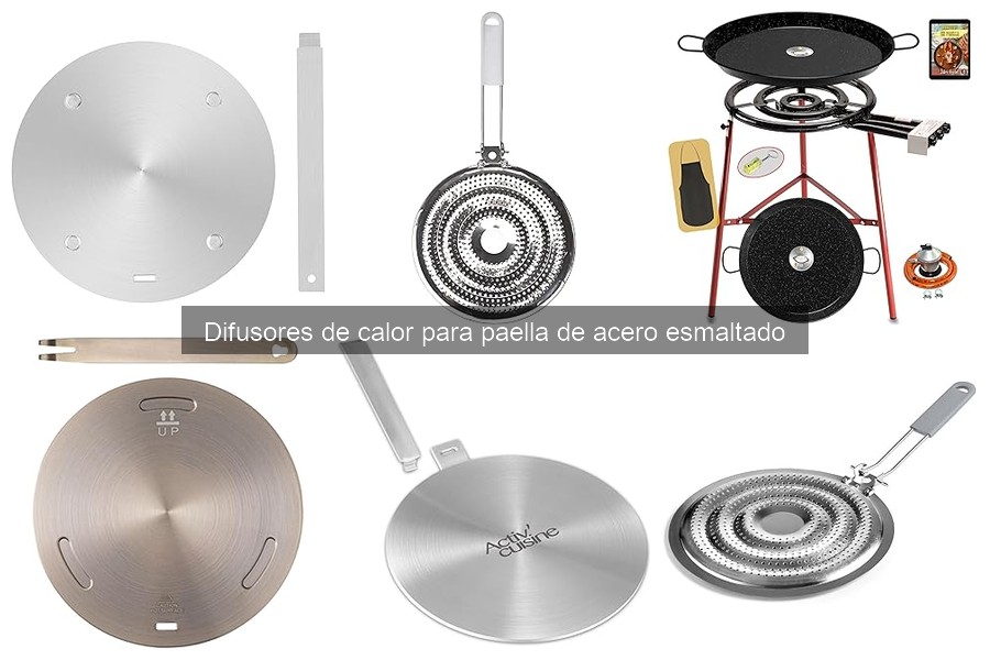 Dónde comprar difusores de calor para paelleras de acero esmaltado