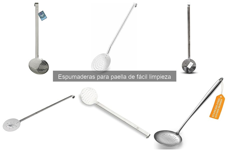 Dónde comprar espumaderas para paella de fácil limpieza