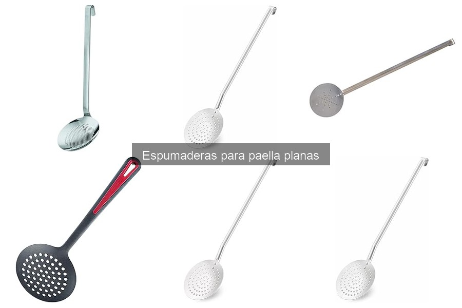 Dónde comprar espumaderas planas para paella y precios
