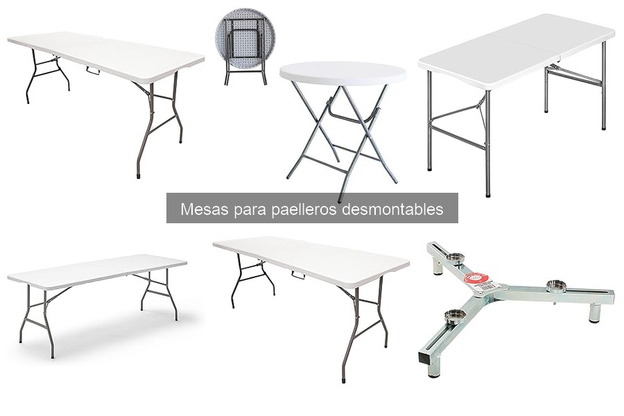 Dónde comprar mesas para paelleros desmontables y mejores ofertas