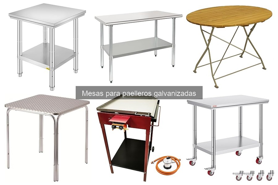 Dónde comprar mesas para paelleros galvanizadas online y físico