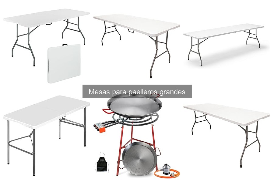 Dónde comprar mesas para paelleros grandes: mejores opciones