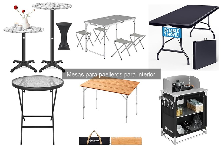 Dónde comprar mesas para paelleros para interior: ¡Guía de compra!