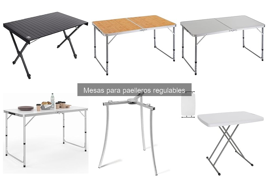 Dónde comprar mesas para paelleros regulables: guía y recomendaciones