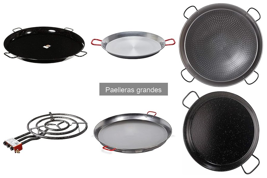 Dónde comprar paelleras grandes de calidad para tus arroces