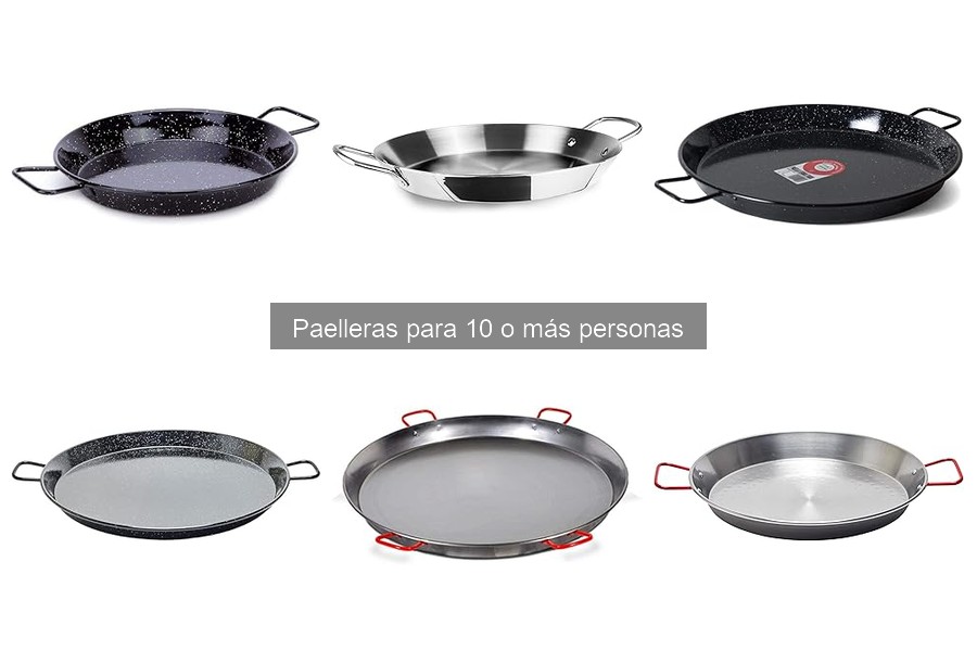 Dónde comprar paelleras para 10 o más personas
