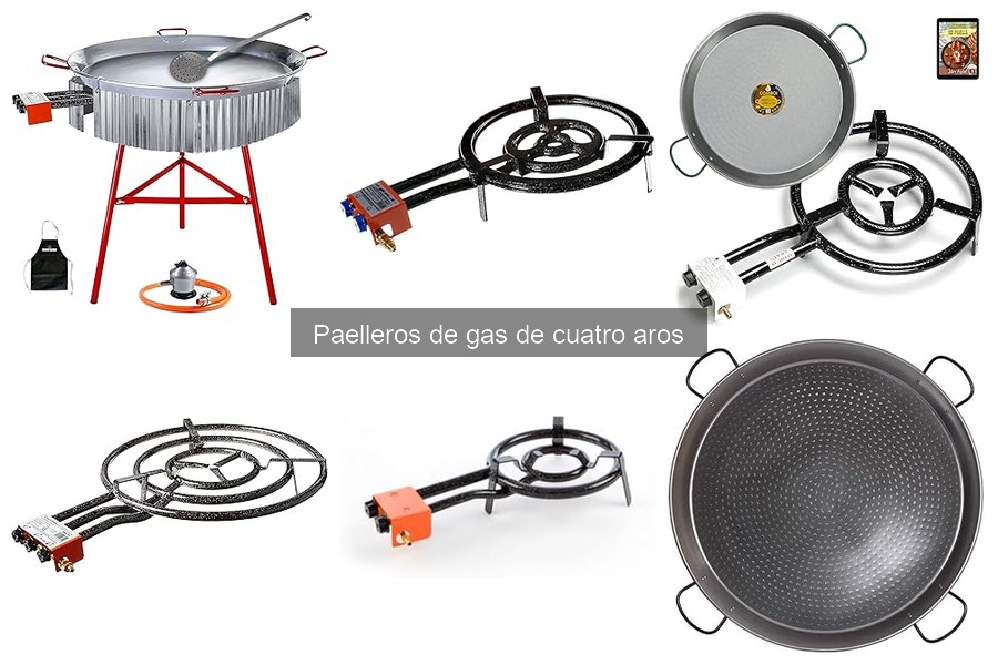 Dónde comprar paelleros de gas de cuatro aros online y físico
