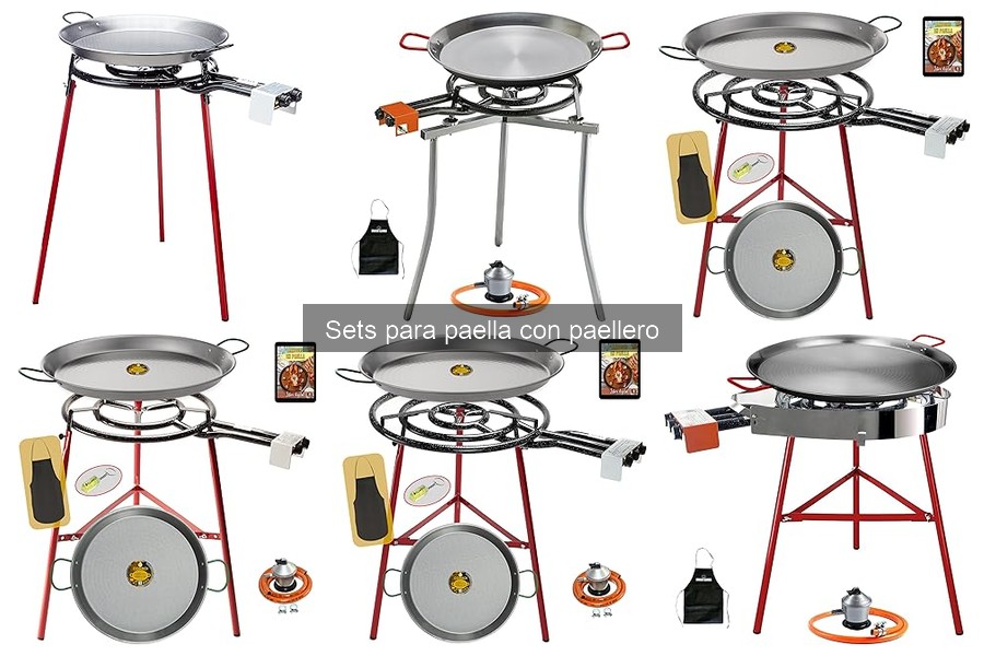 Dónde comprar sets para paella con paellero a buen precio