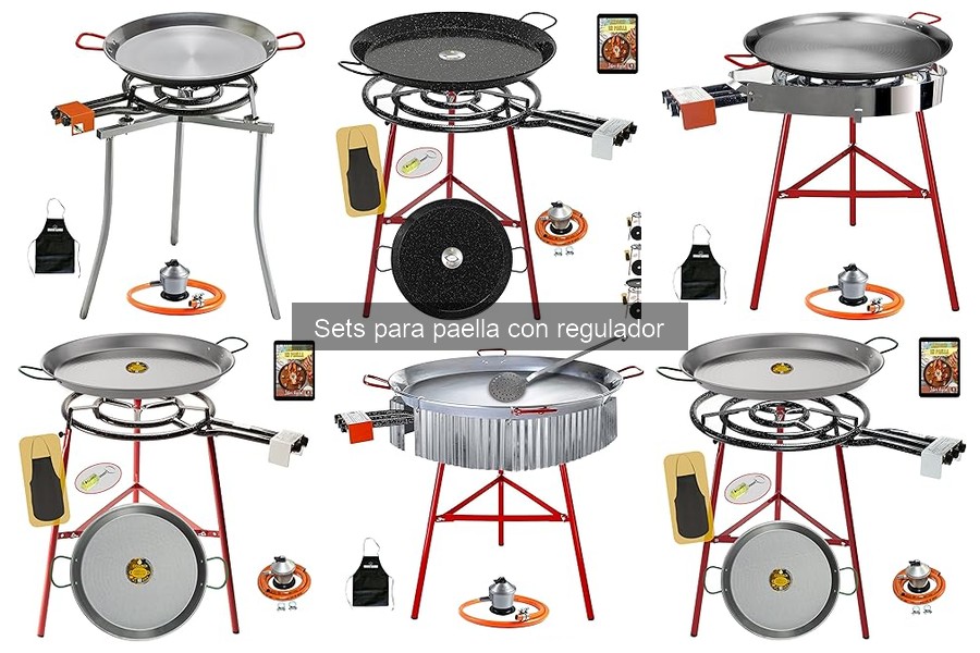 Dónde comprar sets para paella con regulador: mejores opciones