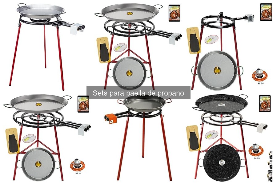 Dónde comprar sets para paella de propano fácilmente