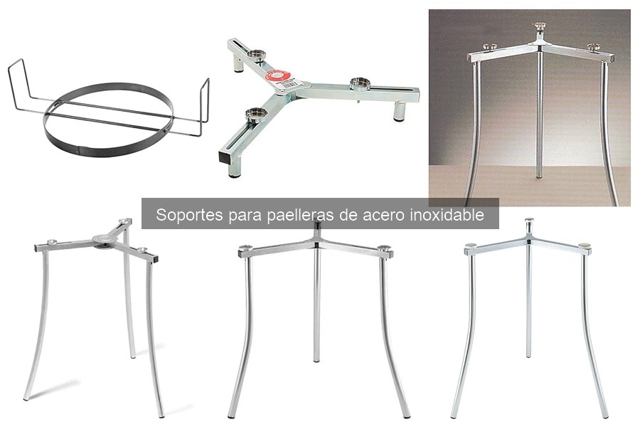 Dónde comprar soportes para paelleras de acero inoxidable
