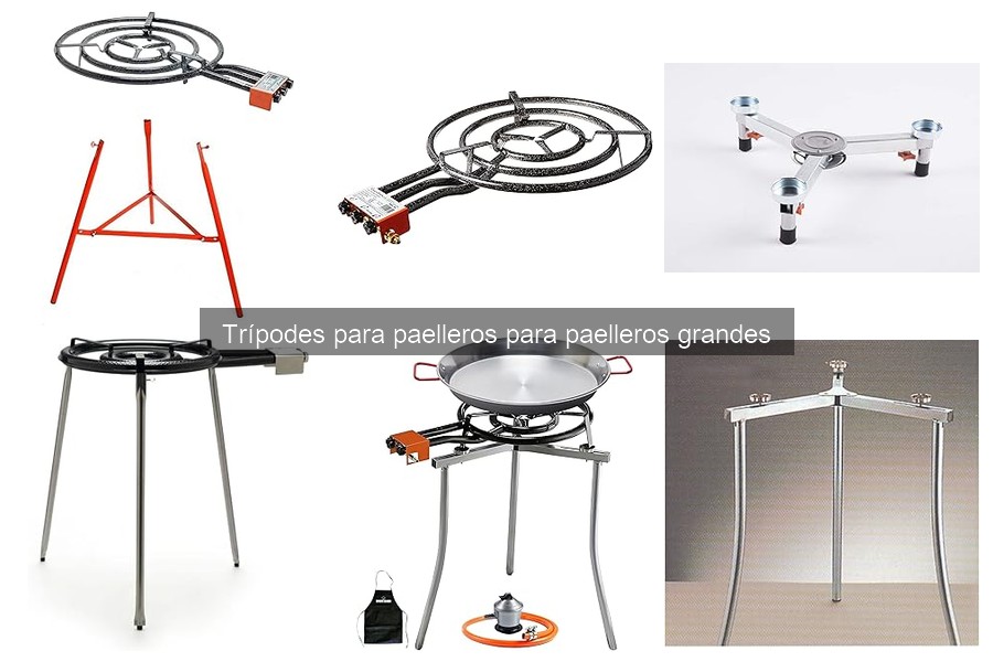 Dónde comprar trípodes para paelleros grandes y ofertas
