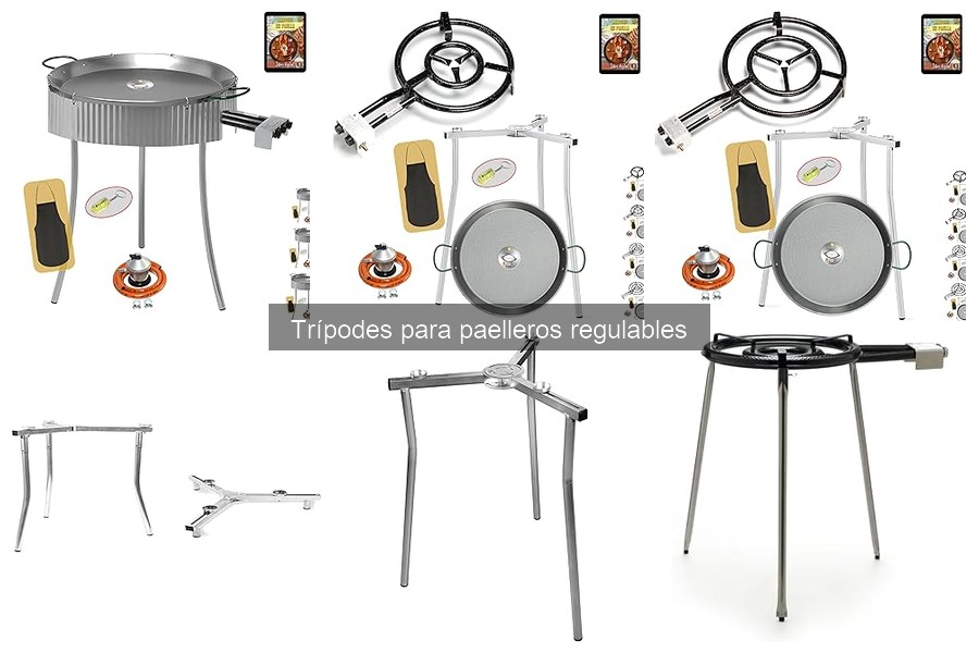 Dónde comprar trípodes regulables para paelleros