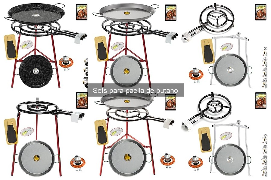 Dudas frecuentes sobre sets para paella de butano