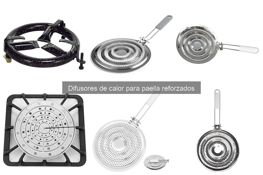 El mejor material para difusores de calor para paella