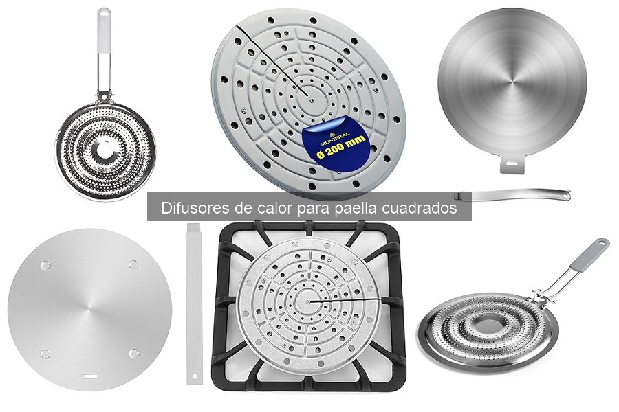 Equipamiento esencial para el difusor de calor de paella