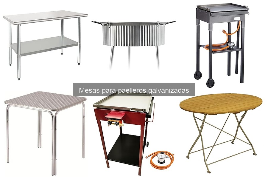Errores comunes al elegir mesas para paelleros galvanizadas