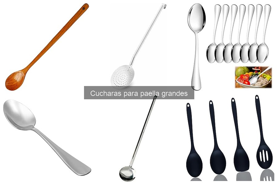 Errores comunes al usar cucharas grandes para paella