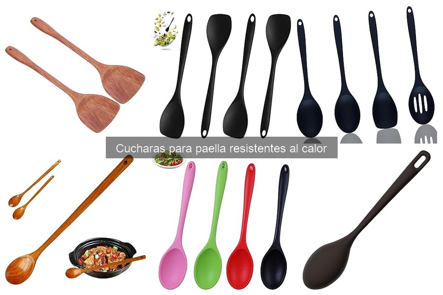 ** Errores comunes al usar cucharas para paella