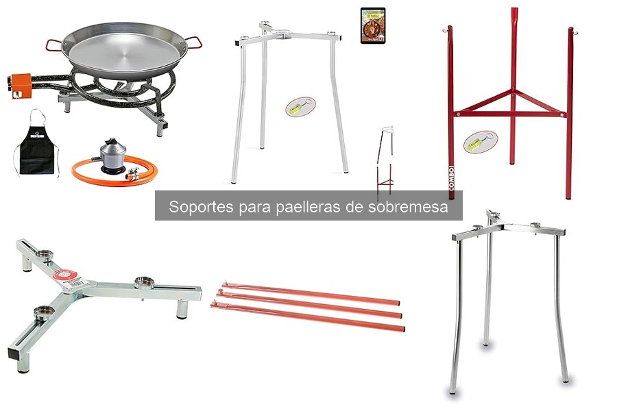 Errores comunes al usar soportes para paelleras de sobremesa