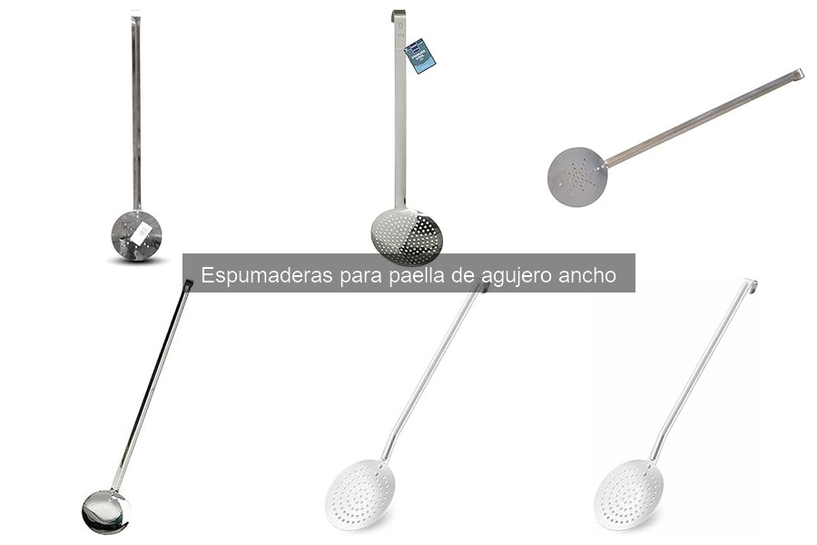 Espumadera para paella de agujero ancho: ¿Qué es y para qué sirve?