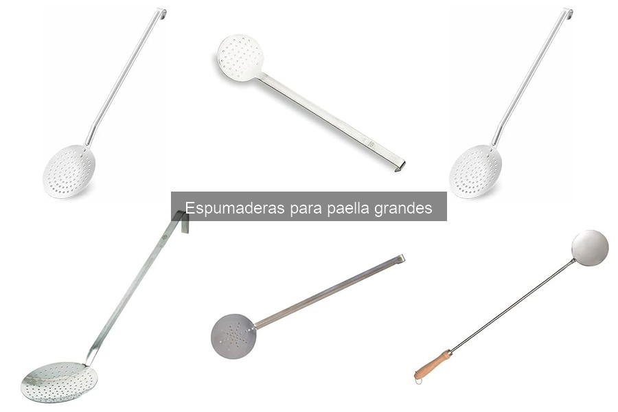 Espumadera para paella grande: características y usos