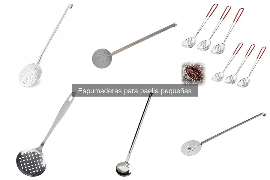Espumadera pequeña vs. grande: ¿cuál es mejor para paella?