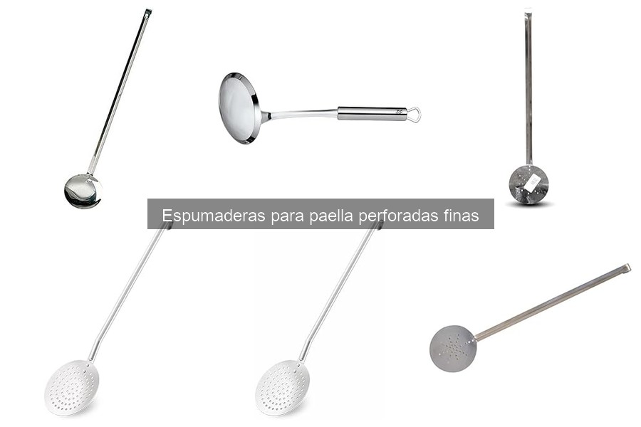Espumaderas para paella perforadas finas: Mejores precios online