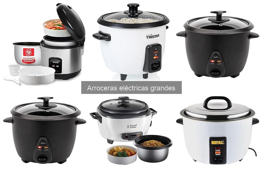 Evita el arroz pegajoso en arroceras eléctricas grandes
