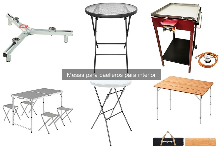 Evita estos errores al elegir mesas para paelleros