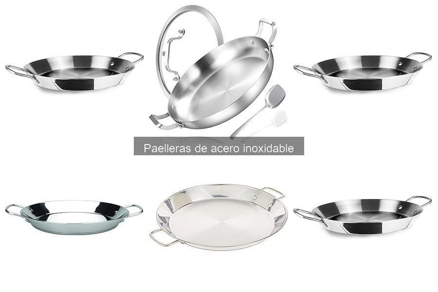 Evita que los alimentos se peguen en tu paellera de acero inoxidable