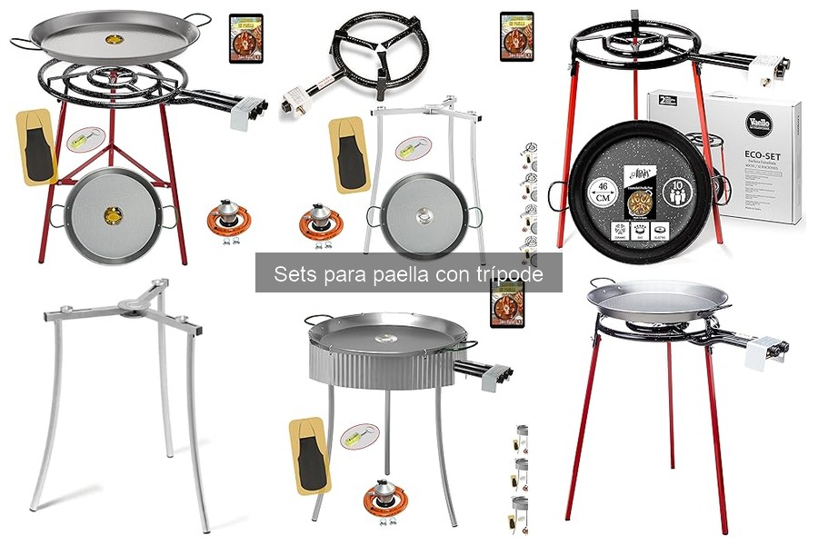 Evolución de los sets de paella con trípode a través del tiempo